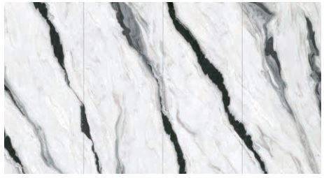Керамогранит Zodiac Ceramica Panda MN072AP321606 White Polished 6 mm 160x320