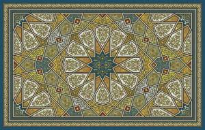 Фреска Ortograf Arabesque 33434 Green carpet Флора FLN
