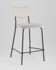 Стул полубарный Stool Group Casey B2171-H65 K-20+M8528 D11 серый с серой экокожей фото 2