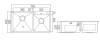 Мойка кухонная Arrow AG5552 двойная, титановый черный, 78x43 фото 2