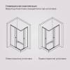 Душевой уголок AM.PM X-Joy W94G-403-12080-MТ Square Slide 120х80, матовый хром, прозрачное фото 9