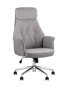 Кресло офисное Stool Group Topchairs Neoma YF-0515 ZE119A-14+FH-64 l.grey retr Светло-серый