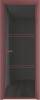 Межкомнатная дверь Profil Doors 3 AX цвет профиля Красный антрацит, стекло безопасное 6 мм тонированное 800x2000