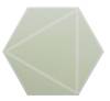 Керамогранит Dna Tiles Fancy 127020 Lines Mint 20x23