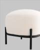 Пуф Stool Group Стоун vd-pf-stone-fl-milk Fluffy молочный, букле фото 5