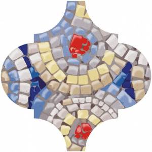 Декор Kerama Marazzi Арабески Майолика OP/A171/65000 Гауди 6.5x6.5