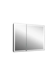 Шкаф-зеркало Continent Mirror Box МВК051, черный 1000х800
