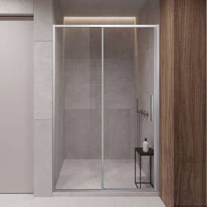 Душевая дверь Vincea Slim-U VDS-2SU110CL, 1100, хром, стекло прозрачное