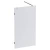 Душевая перегородка Am.Pm X-Joy W94UWI-110-F1-MTE профиль хром матовый, стекло прозрачное, 110x195