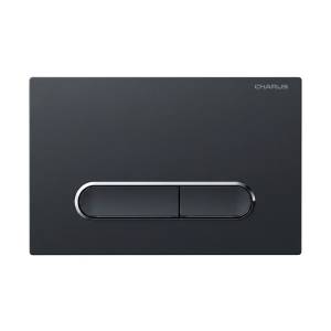 Кнопка смыва CHARUS Magnus FP.340.DW.01 двойной смыв, черный матовый
