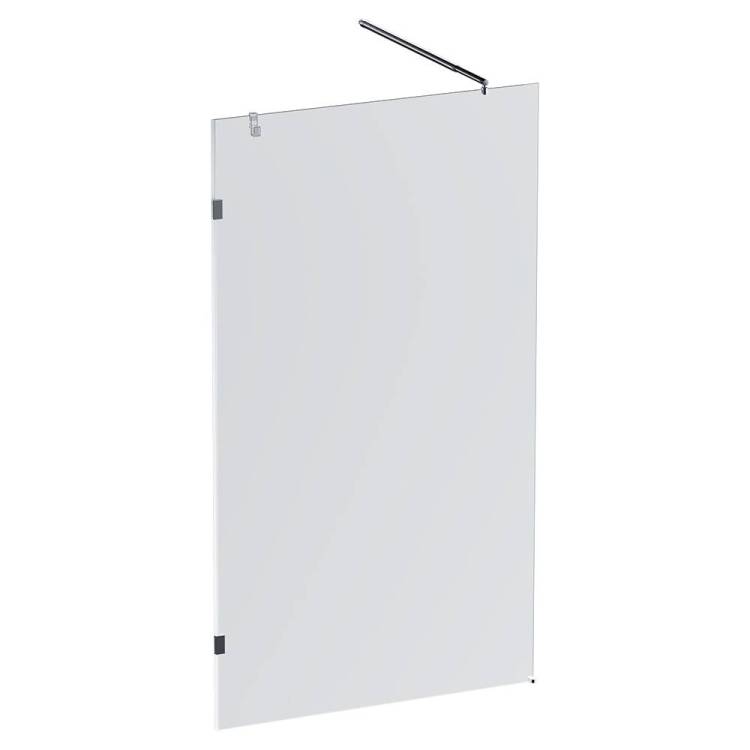 Душевая перегородка Am.Pm X-Joy W94UWI-110-F1-MTE профиль хром матовый, стекло прозрачное, 110x195