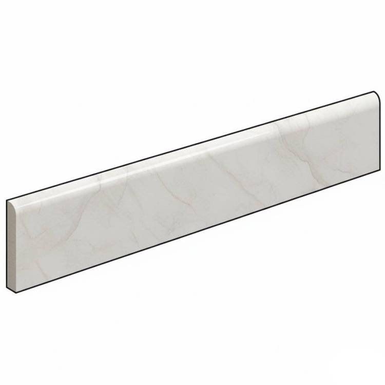 Плинтус Atlas Concorde Russia Forte dei Marmi Quark 610130007537 Oyster White Battiscopa Cer 7.2x60