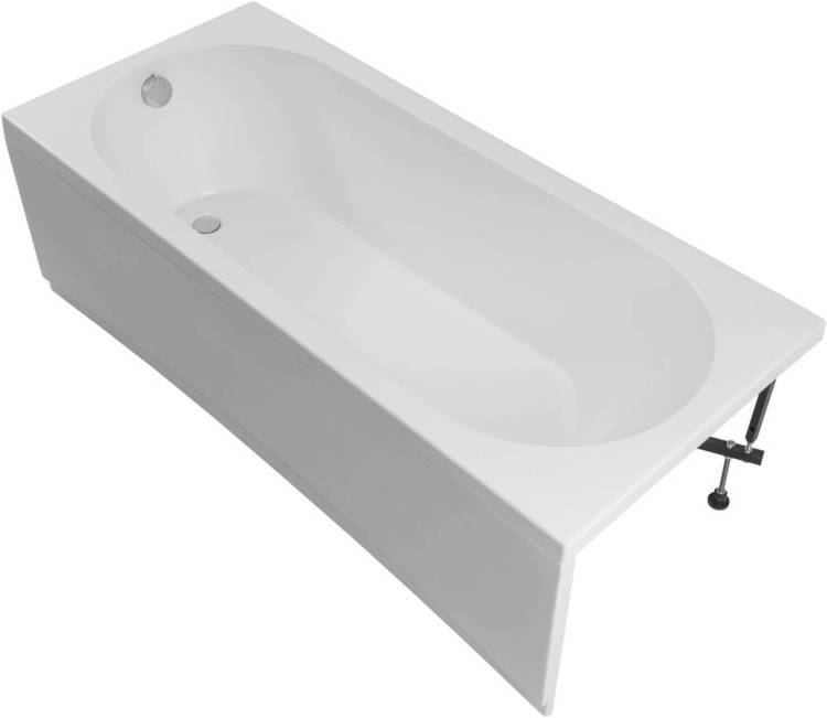 Акриловая ванна Aquanet Lotos 332845 180x80, с каркасом