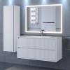 Тумба с раковиной Uperwood Next подвесная, 2 ящика, белая, 100 см фото 4