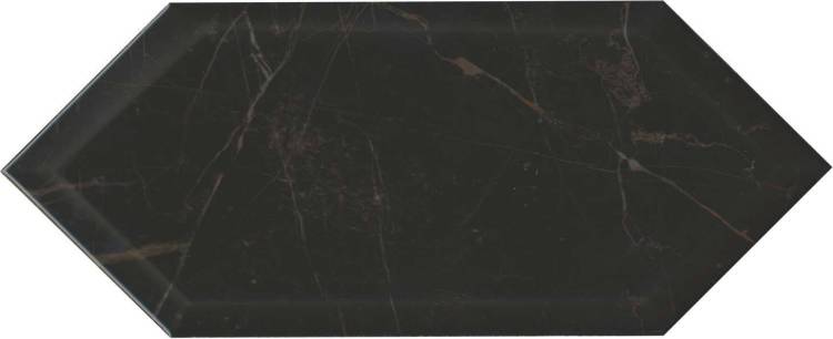 Керамическая плитка Kerama Marazzi Келуш 35010 грань черный 14x34