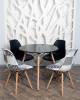 Набор из 4 стульев Stool Group Eames DSR DC-20101301 black X4 черный фото 4