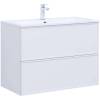 Тумба с раковиной Aquanet Арт 00313256 90 белый матовый