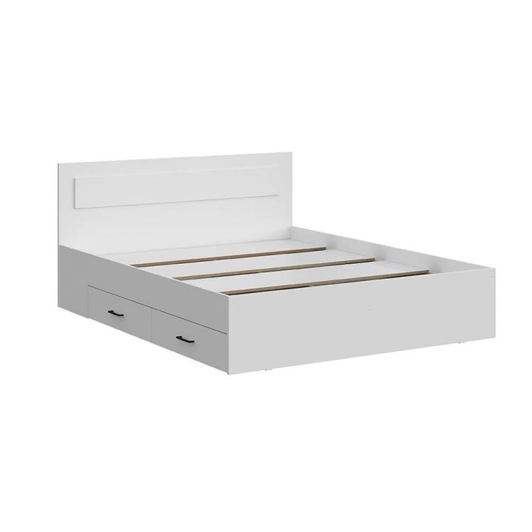 Кровать Арника Бали 00-00184859 белый шагрень с ящиками 160x200
