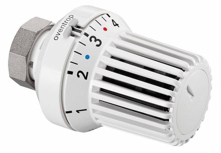 Термостат жидкостный Oventrop Uni XH, M30x1,5, с нулевой отметкой, белый
