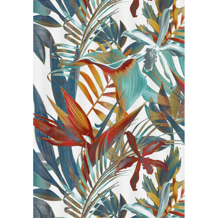 Ковер Mavrika 8549A Tile/Blue 0.8x1.5 м