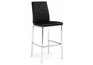 Стул барный Woodville Teon 15515 black, chrome