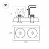 Встраиваемый светильник Arlight Cl Simple 026877 фото 10