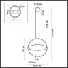 Подвесной светильник Odeon Light Orbite 7028/2L фото 2