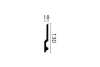 Плинтус NMC Wallstyl FD22 200x1.8x13 фото 2