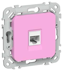 Розетка компьютерная RJ45 IEK Flite FI-K12-1-K99 пурпурный