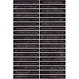 Керамическая плитка Paradyz Monpelli Mozaika Nacinana Black Murano 19.8x29.8