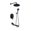 Душевой комплект Berges Wasserhaus Nardis 3R 071014 с поворотным изливом, черный фото 2