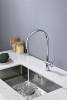 Смеситель для кухни AQUAme Cucina AQM9901CR с выдвижным изливом, хром фото 2