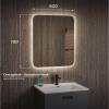 Зеркало Veneciana Tuscany 66067 с подсветкой, бесконтактный выключатель, 70x60 фото 2
