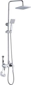 Душевая стойка Haiba HB2416 с гигиеническим душем, хром