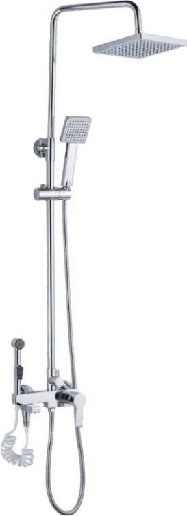 Душевая стойка Haiba HB2416 с гигиеническим душем, хром