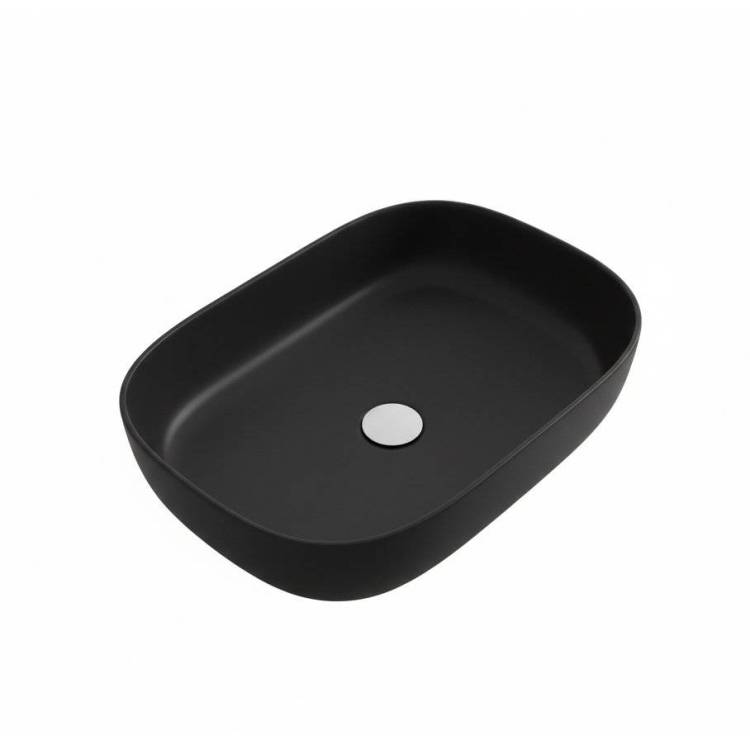 Раковина Scarabeo Glam 1804 49 BK 55 см, черная