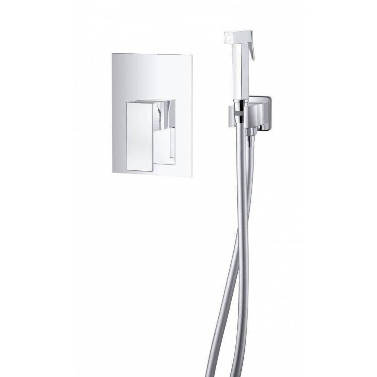 Гигиенический душ D&K Liszt Bayern DA1515001 хром, встраиваемый, со смесителем