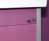 Тумба под раковину Misty Джулия Qvatro -105 Л-Джк01105-1510П2Я с 2 ящиками подвесная сиреневая фото 3