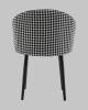 Стул Stool Group Пасаденика TG-pasadenika-frm999Gl черный, спинка гусиная лапка, велюр фото 5