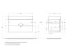 Тумба под раковину Cezares MOLVENO 46-100-2C-SO-LB Legno Bianco, 100x50x46 фото 2