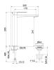 Смеситель для раковины Fiore Kube 100BB8517 белый фото 2