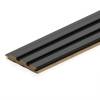 Панель стеновая реечная Stella Beats De Luxe Black Lead 270x11.9x1.6