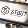 Коллектор Stout из нержавеющей стали в сборе без расходомеров 1/3/4x9, SMS 0912 000009 фото 5
