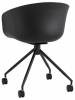 Кресло компьютерное Stool Group Libra SL-7040ZB bl-bl пластик черный, рогожка черный фото 5