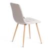 Стул Tetchair Chilly (mod. JSC-220) 24345 светло-серый, натуральный, велюр фото 3