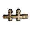 Узел нижнего подключения Primoclima Armature Lunar PCART889ABR термостатический, прямой 1/2"х3/4"Е, бронза