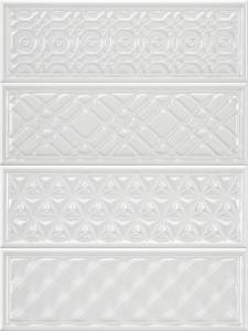 Декор Heralgi Garden Dec Geometry Blanco 10x30
