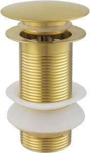 Донный клапан Allen Brau Priority 5.31024-GB Round 1 1/4" без перелива, золото браш