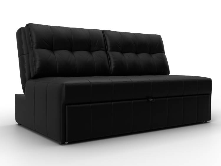 Диван прямой Лига Диванов Лига-107 (140) 134925 Черный