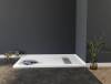 Поддон для душа Aquanet Delight 160x80 белый камень, с сифоном фото 4